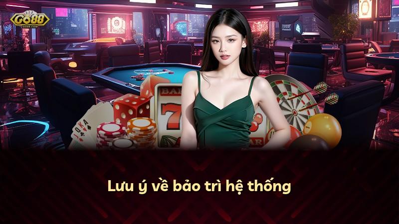 Lưu ý về bảo trì hệ thống