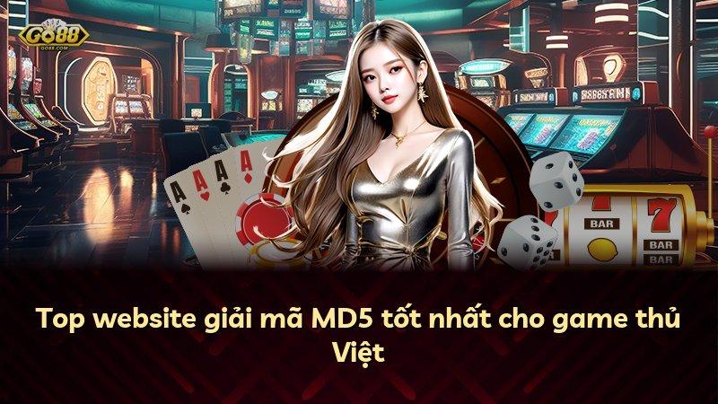 Top website giải mã MD5 tốt nhất cho game thủ Việt